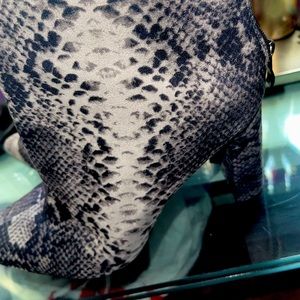 Snake skin boots